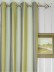 Modern Wide Striped Blackout Cotton Blend Custom Made Curtains (Heading: Grommet)