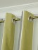 Modern Wide Striped Cotton Blend Blackout Grommet Ready Made Curtain Fabric Details