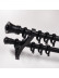 QYR01 1-1/8" Diameter Acropolis Aluminum Alloy Single/Double Curtain Rod Set