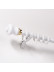 QYR01 1-1/8" Diameter Acropolis Aluminum Alloy Single/Double Curtain Rod Set (Color: White finial two)