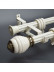 QYR03 1-1/8" Diameter Bates Aluminum Alloy Single/Double Curtain Rod Set 