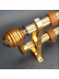 QYR03 1-1/8" Diameter Bates Aluminum Alloy Single/Double Curtain Rod Set 