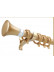 QYR06 1-1/8" Coree Aluminum Alloy Single Curtain Rod Set(Color: Gold)