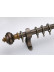 QYR08 1-1/8" Grattai Crystal Ball Finial Aluminum Alloy Single Double Curtain rod set(Color: Bronze)