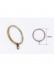 QYR10 1-1/8" Hayward Green Bronze Steel Curtain Rod Set With Ball And Square Finial  