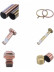 QYR10 1-1/8" Hayward Green Bronze Steel Curtain Rod Set With Ball And Square Finial  