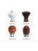 QYR15 Tate 1-1/8" Diameter Aluminum Alloy Wood Grain Single Double Curtain rod set