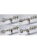 QYR16 1-1/8" Diameter Watagan Bronze Nickel Steel Curtain Rod Set Custom Made Length And Finial(Color: Nickel silver)