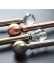 QYR1922 1-1/8" Green Bronze Steel Curtain Rod Set With Square And Ball Finial