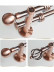 QYR1921 1-1/8" Red Bronze Steel Curtain Rod Set With Crown And Ball Finial