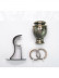 QYR21 1-1/8" Diameter Aluminum Alloy Green Bronze and Red Bronze Curtain Rod Set 