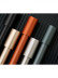 QYR30 1-1/8" Diameter Luxury Black Gold Blue Column Finial Aluminum Alloy Single Double Curtain rod set