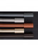 QYR30 1-1/8" Diameter Luxury Black Gold Blue Column Finial Aluminum Alloy Single Double Curtain rod set