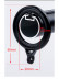QYR33 1-1/8" Diameter Luxury Black Blue Column Finial Aluminum Alloy Single Double Curtain rod set