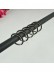 3/4" Hollow Cork Finial Steel Double Curtain Rod Set Custom Length Curtain Rod Black Rings