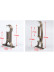 QYR37 1-1/8" Ivory Black Bronze Ball Finial Aluminum Alloy Single Double Curtain rod sets