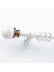 QYR37 1-1/8" Ivory Black Bronze Ball Finial Aluminum Alloy Single Double Curtain rod set