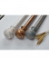 QYRY40 1-1/4"  Aluminum Alloy Thick White Blue Gold Curtain Rod Sets