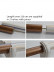 QYRY40 1-1/4"  Aluminum Alloy Thick White Blue Gold Curtain Rod Sets