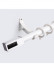 QYR40 1-1/8" Diameter Luxury White Grey Cuboid Finial Aluminum Alloy Single Double Curtain rod sets