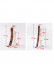 QYR44 1-1/4" Diameter Big Aluminum Alloy Wood Grain Single Double Curtain rod set