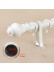 QYR46 1-1/8" Diameter On Sales Wood Grain Aluminum Alloy Single Double Curtain Rod Sets