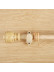 QYR51 1-1/8" Diameter Wood Grain Cup Finial Aluminum Alloy Single Double Curtain Rod Sets(Color: Wood)