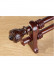 QYR51 1-1/8" Diameter Wood Grain Cup Finial Aluminum Alloy Single Double Curtain Rod Sets