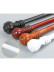 QYR53 1-1/8" Diameter Wood Grain Super Thick Aluminum Alloy Single Double Curtain rod sets