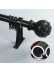 QYR53 1-1/8" Diameter Wood Grain Super Thick Aluminum Alloy Single Double Curtain rod sets