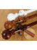 QYR54 1-1/8" Diameter Wood Grain Super Thick Aluminum Alloy Single Double Curtain rod sets