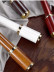 QYR57 1-1/8" Diameter Wood Grain Column Finial Aluminum Alloy Single Double Curtain Rod Sets