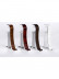 QYR57 1-1/8" Diameter Wood Grain Column Finial Aluminum Alloy Single Double Curtain Rod Sets