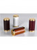 QYR57 1-1/8" Diameter Wood Grain Column Finial Aluminum Alloy Single Double Curtain Rod Sets