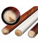 QYR58 1-1/8" Diameter Wood Aluminum Alloy Single Double Curtain rod sets