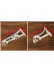 QYR58 1-1/8" Diameter Wood Aluminum Alloy Single Double Curtain rod sets