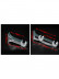 QYR59 1-1/8" Diameter Luxury Luxury Black Gold Spiral Finial Aluminum Alloy Single Double Curtain rod sets