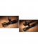 QYR59 1-1/8" Diameter Luxury Luxury Black Gold Spiral Finial Aluminum Alloy Single Double Curtain rod sets