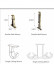 QYR66 1-1/8" Coree 28mm Diameter Steel Curtain Rod Set With Glaze Ball Finial