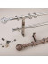 QYR62 1-1/8" Coree 28mm Diameter Steel Curtain Rod Set With Ball Finial