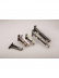 QYR66 1-1/8" Coree 28mm Diameter Steel Curtain Rod Set With Glaze Ball Finial