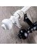QYR67 1-1/8" Ivory Black Bronze Ball Finial Aluminum Alloy Single Double Curtain rod set