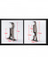 QYR67 1-1/8" Ivory Black Bronze Ball Finial Aluminum Alloy Single Double Curtain rod set