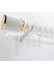 QYR74 Baylor 1-1/8" Column Finial Aluminum alloy Single/Double Curtain rod sets For Window Against Wall(Color: White)