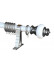 QYR77 1-1/8" Diameter Royal  Aluminum Alloy Wood Grain Single Double Curtain rod set(Color: White oak)