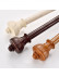 QYR79 1-1/8" Diameter  Aluminum Alloy Wood Grain Single Double Curtain rod sets
