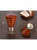QYR84 1-1/8" Diameter Cone Wood Finial Aluminum Alloy Wood Grain Single Double Curtain rod sets