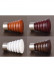 QYR84 1-1/8" Diameter Cone Wood Finial Aluminum Alloy Wood Grain Single Double Curtain rod sets