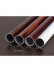 QYR84 1-1/8" Diameter Cone Wood Finial Aluminum Alloy Wood Grain Single Double Curtain rod sets
