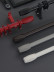 QYR86 1-1/8" New Arrival Luxury White Black Red Aluminum Alloy Matte Curtain rod sets